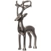 Brandsseller Decorative Reindeer Christmas Decoration Deer Aluminium Silver 15 cm