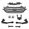 NAYSON 9PC For Honda CR-V 2012-2014 Front Chrome Grille Fog