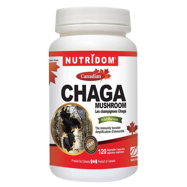 Nutridom Chaga Mushroom 120 Veggie Caps