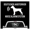 Siviwonder German Hunting Terrier Noise Alarm System Car Sticker Dog