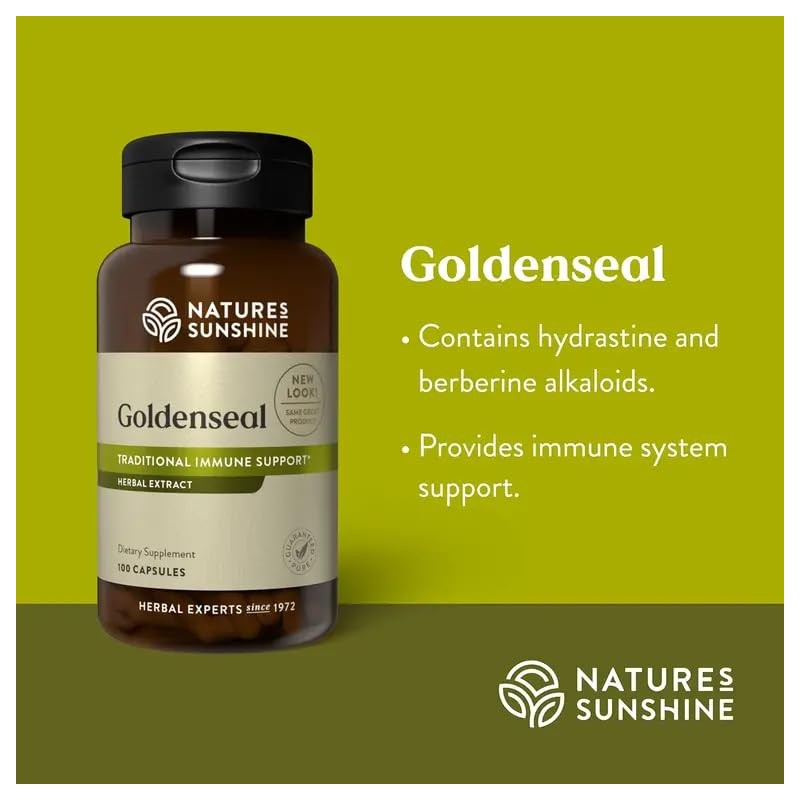 Nature's Sunshine Golden Seal, 100 Capsules