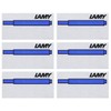 LAMY T10 Set of 6 Erasable Ink Cartridges with Large