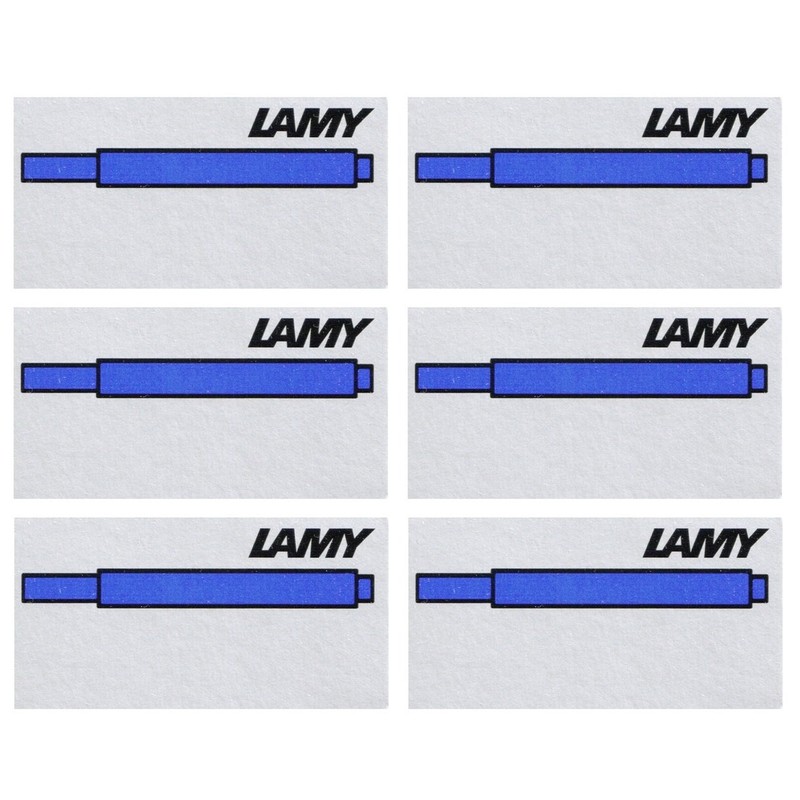 LAMY T10 Set of 6 Erasable Ink Cartridges with Large