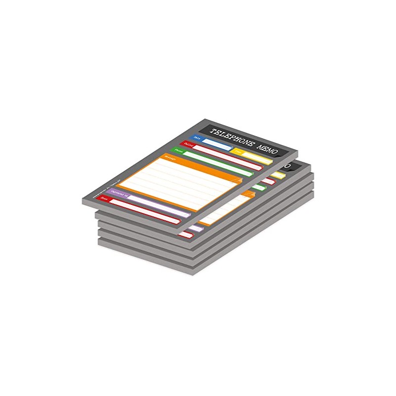 PRICARO Telephone Message, A6, Perfect Unpunched, Set of 5