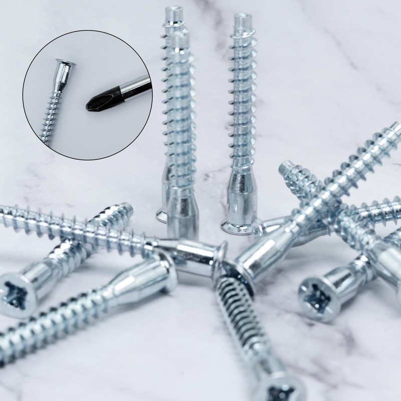 20 x Furniture Screws - Rustproof - Confirmat Screws Countersunk