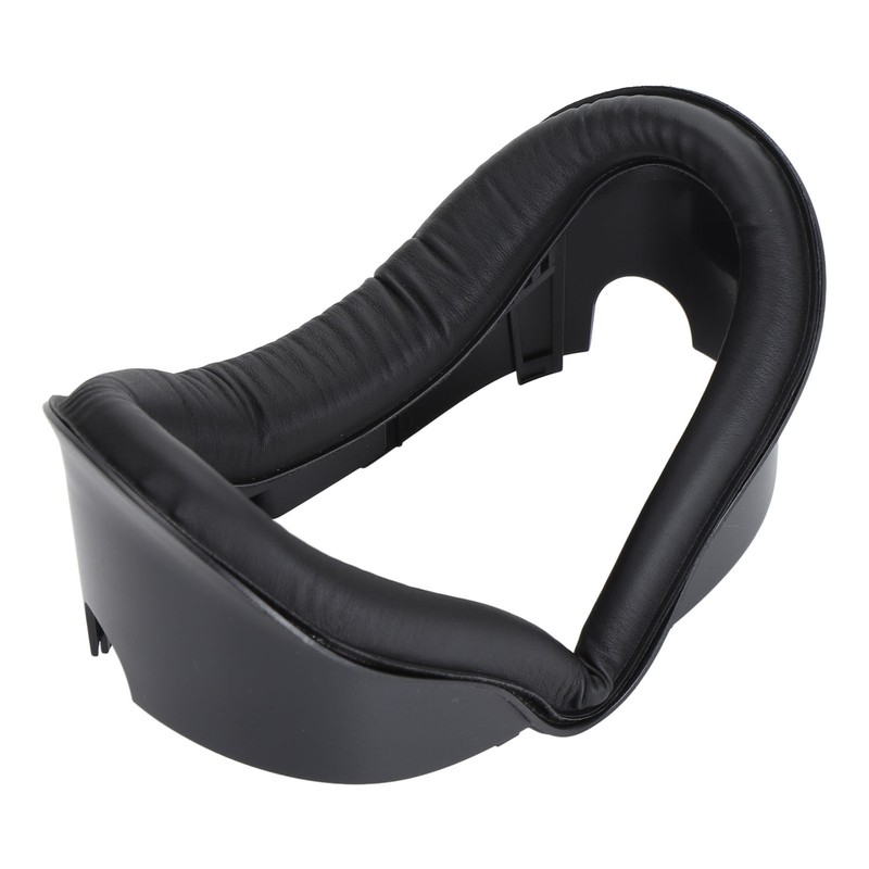 VR Face Pad Black Raised PU Leather Sweat Proof Light
