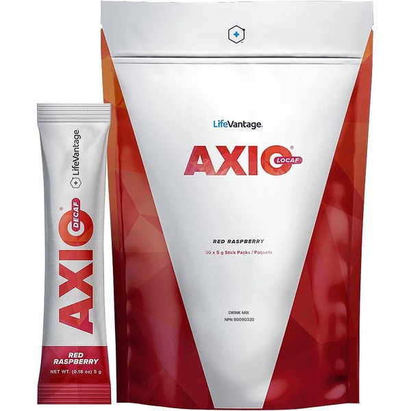 LifeVantage AXIO Regular Energy Drink Powder, Nootropic Supplement, Focus &