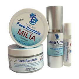 Diva Stuff Milia Facial Treatment Bundle, Helps Dissolve and Reduce Milia, 4 pc