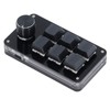 Mini Macro Mechanical Gaming Keyboard 6 Keys 1 Knob Programming