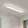 Naroume Smart LED Ceiling Light,36.2In Dimmable Modern Metal Linear LED