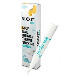NIXXIT Nail Biting Prevention for Kids - Thumb Sucking Deterrent for Kids, Toddlers, Children - No Bite Nail Polish Pen - Bitter Taste - Safe & Effective Solution for Age 3+