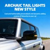 Archaic Dual light Strips Side Mirror Lights Compatible for Ford
