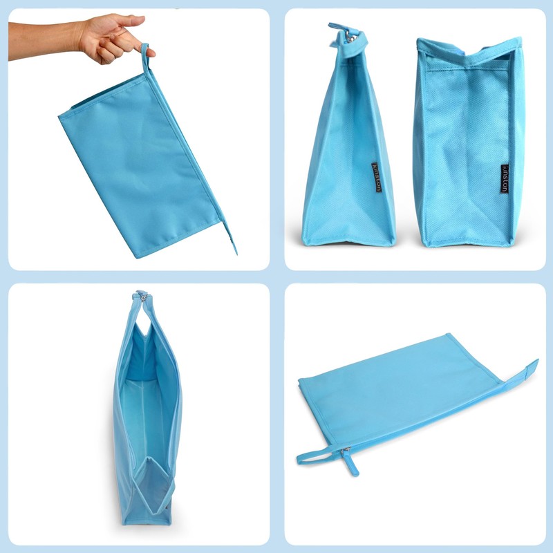 Large Waterproof Textile Toiletry Bag Cosmetic Bag for Travel -