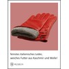 AKAROA ESTD 2019 BEA Women’s Leather Gloves, Italian Hair Sheepskin,