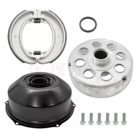 M MATI Rear Brake Drum for Honda TRX300FW FourTrax 300 4X4 1988-2000 w/ Brake Shoe Seal