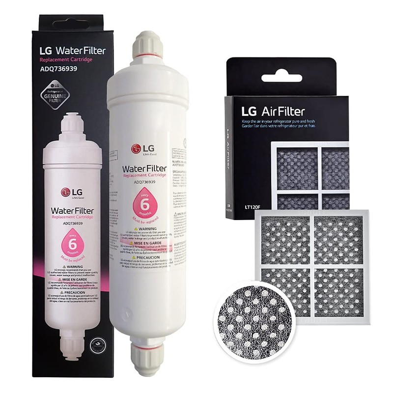 LG Genuine Part ADQ73693901/ADQ73693903 External Inline Fridge Filter with LG