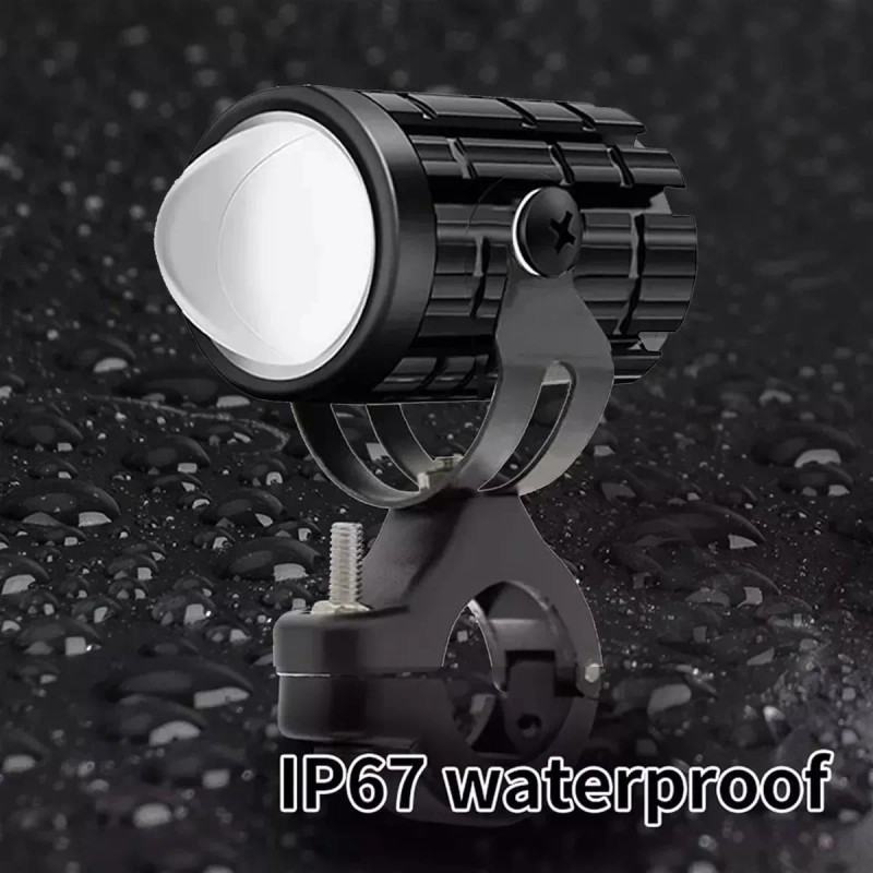 4pcs Faros Auxiliares Luces Led Para Motos Auto Doble Color