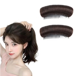 nalaina Hair Cushion, Hair Pad, 2-Piece Set, Increase Hair Volume, Bangs Clip, Hair Cushion, Hair Accessory, Easy Fluffy, DIY Bump Styling