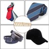 Pack of 2 Belt Storage with 10 Slots, Tie Holder,
