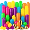 JOYIN 1000PCS Easter Eggs, Plastic 2.3" 994PCS Colorful with 6PCS