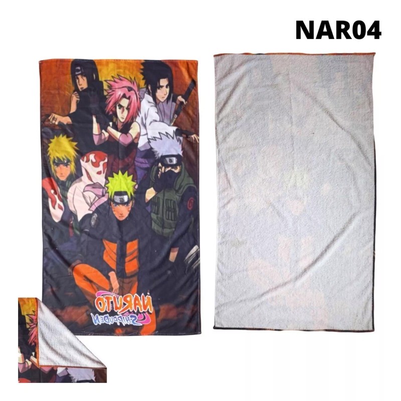 Texben Toalla De Baño Semi Afelpada Con Diseños. (bt$, Narut0,