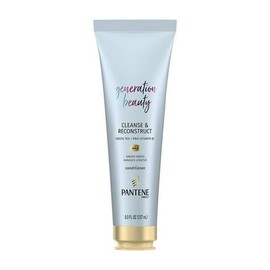 Pantene Pro-V Generation Beauty Cleanse & Reconstruct Acondicionador para Raíces Grasientas y Longitudes Dañadas, 8.0 Fl. Oz., Blanco