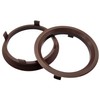 4x Centring Rings 70.1-63.4 Brown