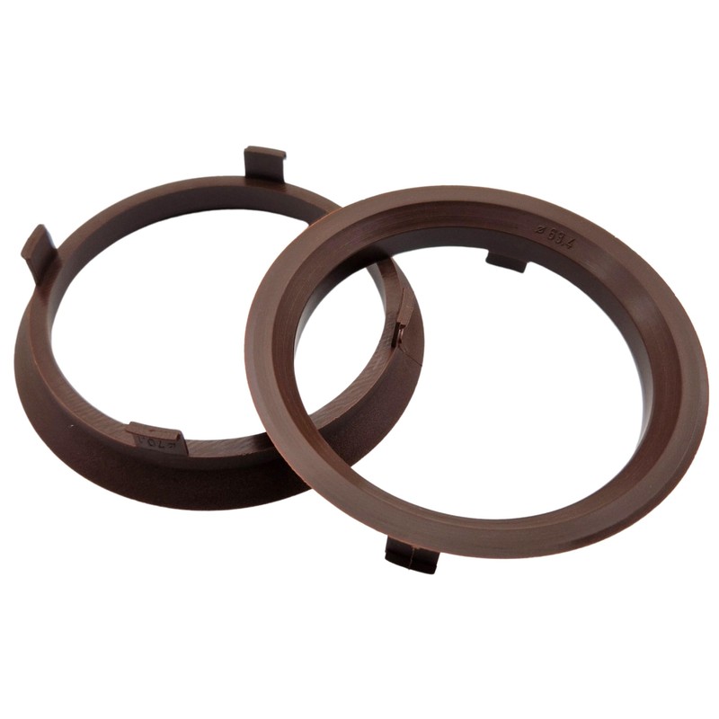4x Centring Rings 70.1-63.4 Brown