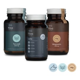 Tiba Salud | Kit Dulces Sueños | Relajación Magnesio + Laila + Toronjil Anti Estrés | Resultados Extraordinarios Sin Sabor 100% Naturales