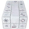 Raebel Tablecloth Table Runner Table Cloth Maritime Embroidery Wool White