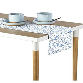 Fabric Textile Products Blue Bunnies Milliken Signature Table Runner - Assorted Sizes (12"x72")