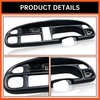 ECOTRIC Dash Board Cluster Bezel Cover Compatible with 1998-2002 Dodge