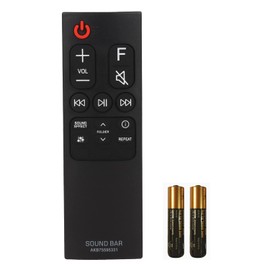 New AKB75595331 Replaced Remote Control for LG Sound Bar SPH4B-W SPN5B-W SL4 SNC4R SPJ4-S S65S3-S SPL5B-W SPH4B-W SL5Y SL4Y SL7Y SN7CY SN6Y SL6Y with Batteries