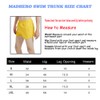 MADHERO Men Swim Trunks Short with Mesh Lining Solid Bathing