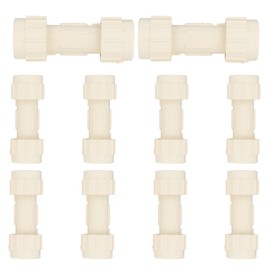 (Pack of 10) EFIELD 3/4"Compression Coupling,CPVC Fittings for Plumbing Installations and Repair (3/4"x3/4"COM),(CPVC049-2-10PCS)