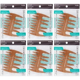 Bess AC-400 Mesh Comb Hair Brush 1 x 6 Pieces