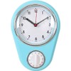 Uadme Wall Clock,9 Inch Quartz Clock 60 Minutes Countdown Timer,Multifunction