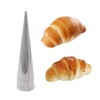Honbay 6PCS Stainless Steel Cream Roll Horn Forms Croissant Cones