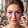 56pcs Face Paint Stencils, Reusable Body Facial Painting Templates