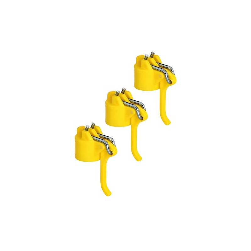 Alberts 663582 Linen Tensioner Head for Clothes Poles Plastic Yellow