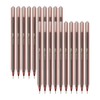 SAINO Trio+ Ballpoint Pens, RED, Fine Point (0.7mm), Pack of