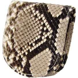 Berkut Diamond Python Snake Leather Coin Purse, Coin Case, Compact, Python