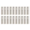 20Pcs M5 Thread Coupling Nut Kit Stainless Steel Round Sleeve