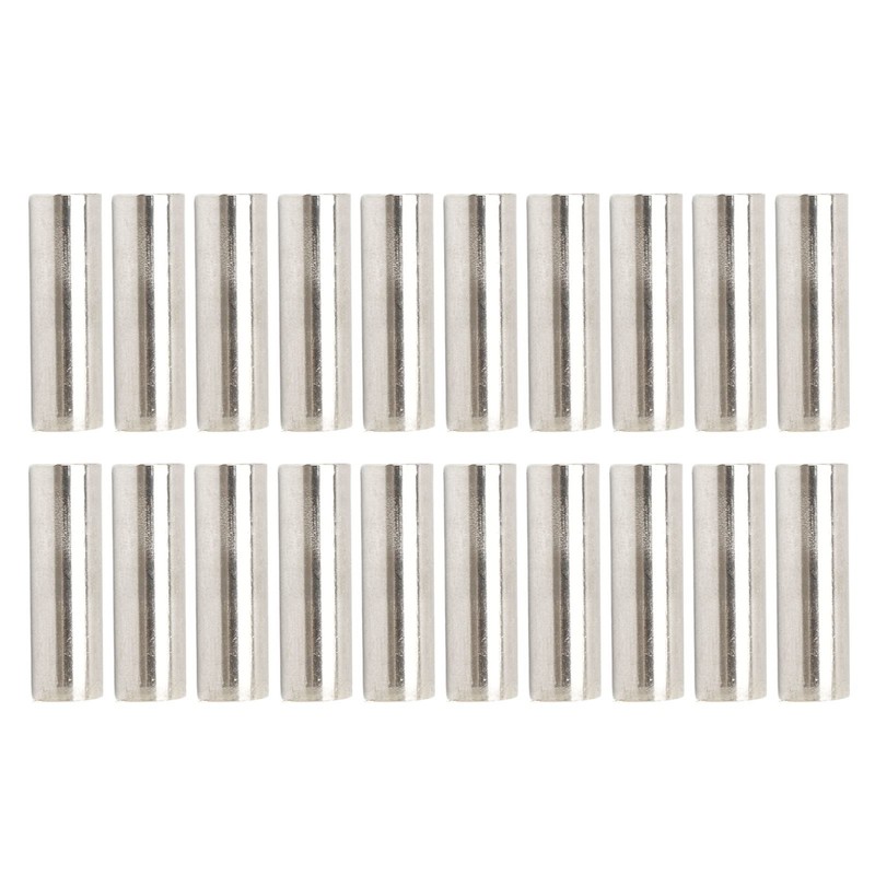 20Pcs M5 Thread Coupling Nut Kit Stainless Steel Round Sleeve