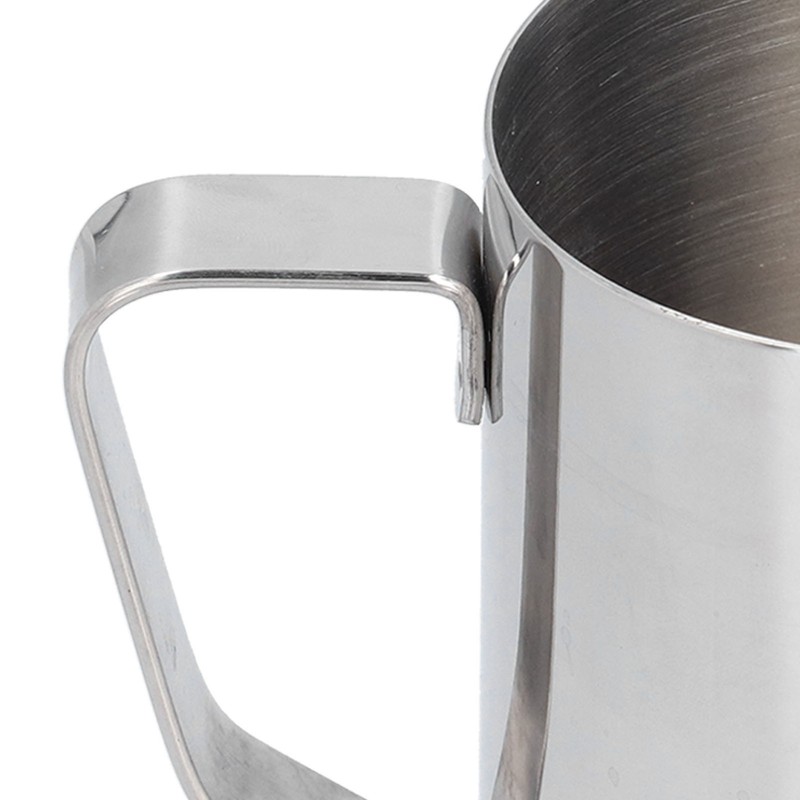 304 Stainless Steel Frothing Cup with Inner Scale Pointed Mouth