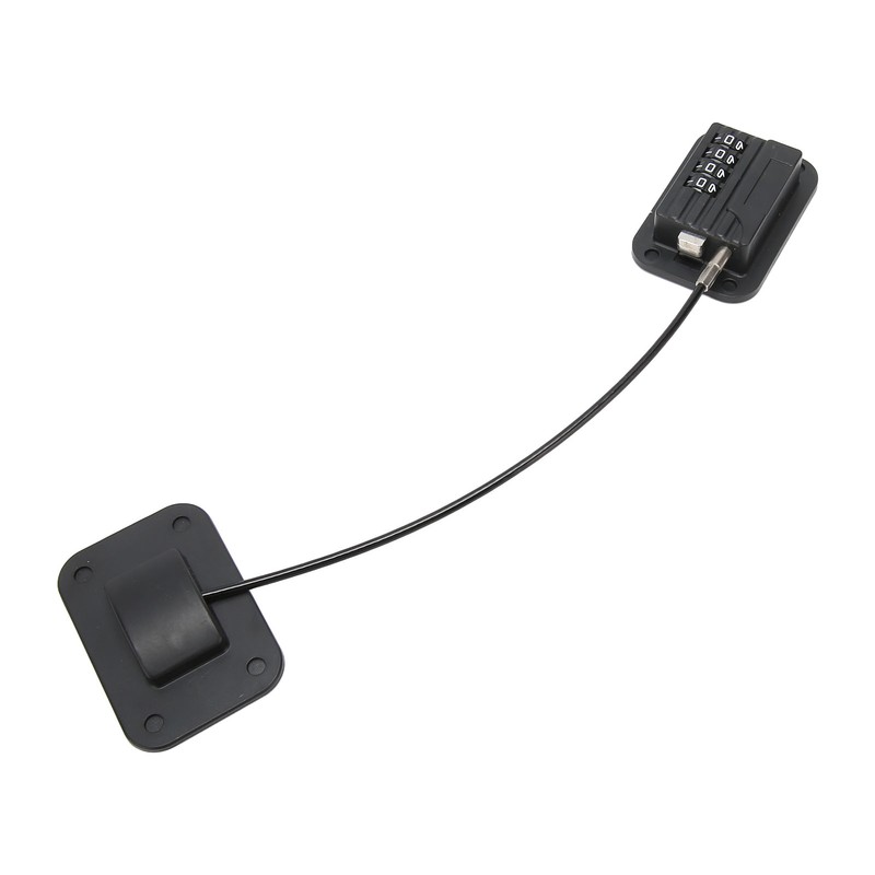 Refrigerator Lock Combination Design Plastic Stainless Steel Easy Mounting Freezer