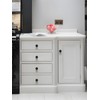 SORWDUERM 2 Pack Black Cabinet Knobs Matte Black Kitchen Solid
