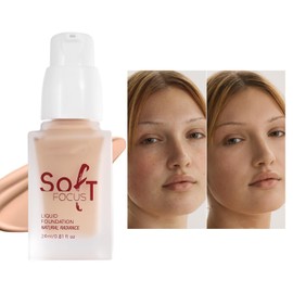 Melemando Full Coverage Foundation 10 Colors Natural Lightweight Smooth Creamy Foundation Long-lasting Longwear Matte Oil-Control Foundation (Color 05)