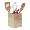Eitida Rustic Kitchen Utensil Cutlery Holder Slotted Spoon Fixed Spoon