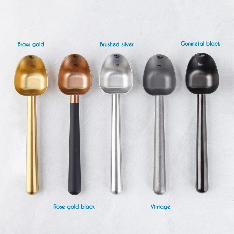 Easyworkz Stainless Steel Long Hollow Handle Coffee Scoop,7g Measuring Spoon